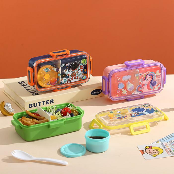 530ml童趣分格密封餐
