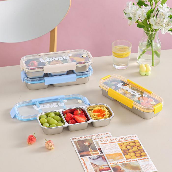 長條防竄味雙格/三格不銹鋼